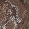 Brown Leather Snake Print-Swatch