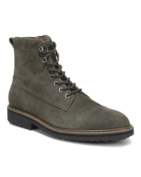 Dark Khaki Suede