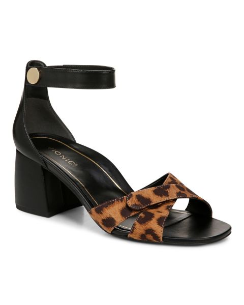 Black Leopard Suede