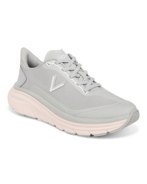 Vionic Brisk-Jetta Women's Active Trainers Lace Up Supportive Walking Shoes  Includes Three-Zone Comfort for Heel Pain, Plantar Fasciitis with Orthotic  Insole Arch Support Medium Fit Light Grey UK 3: : Fashion