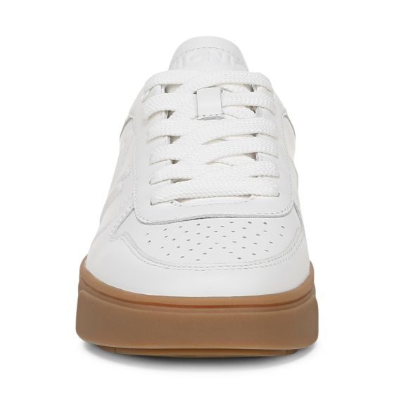 White Leather Gum Sole