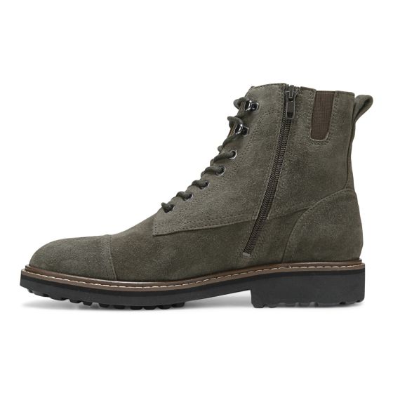 Dark Khaki Suede