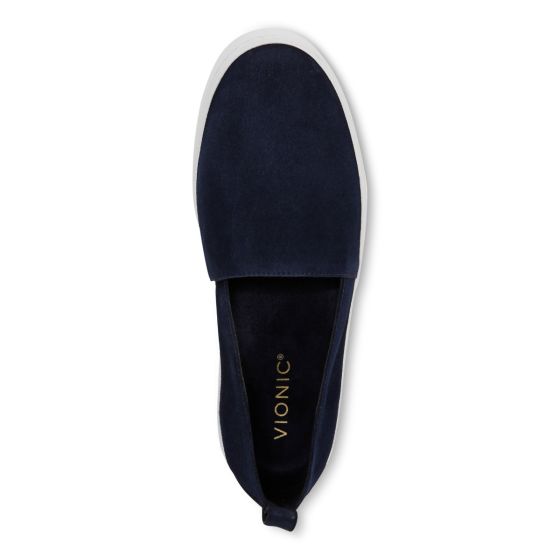 Navy Suede