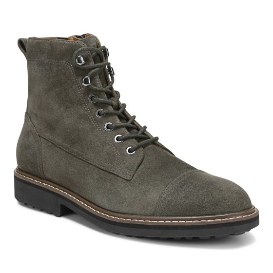 Dark Khaki Suede