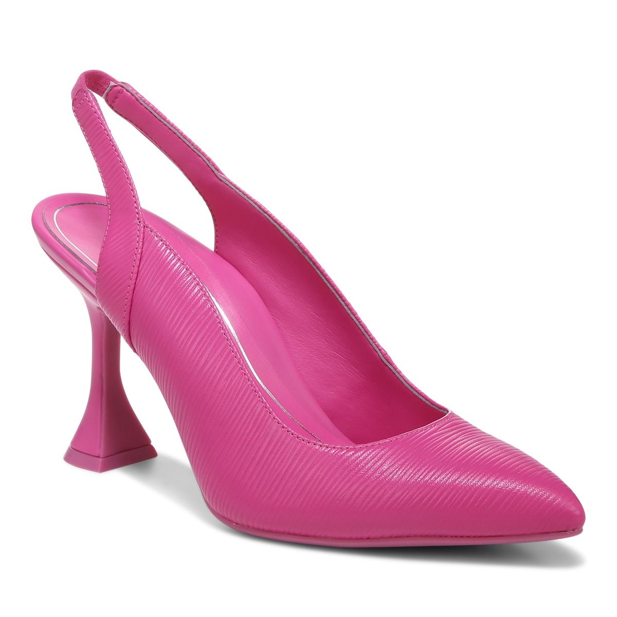 Prada Women's Red Leather Open Toe Slingback Heels Shoes Size 8.5M / 39