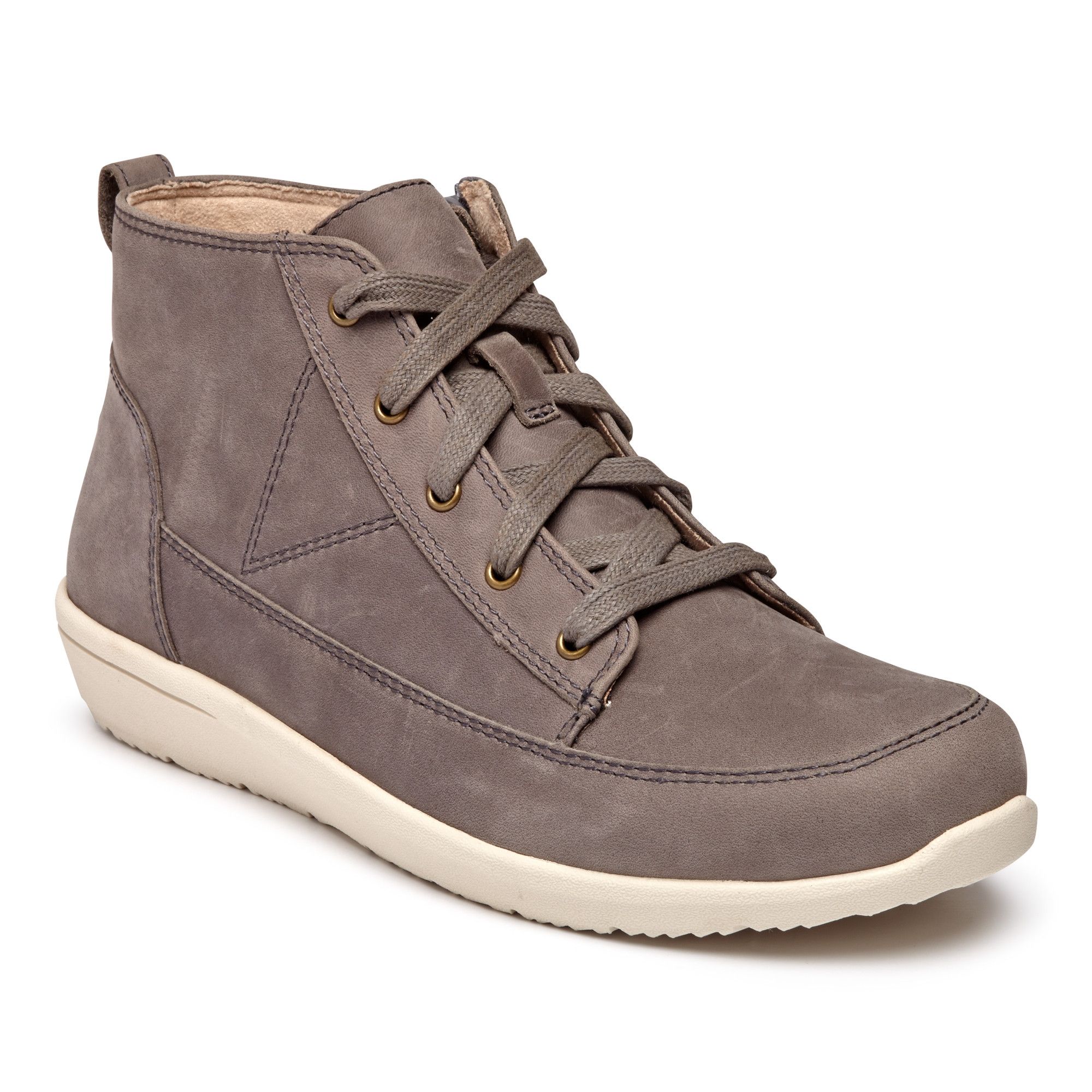 vionic shawna water resistant suede high top sneaker booties