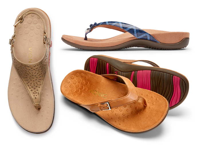 casual sandals with arch support