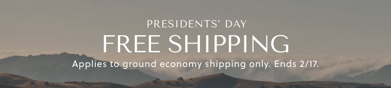 Presidents Day Free Shipping