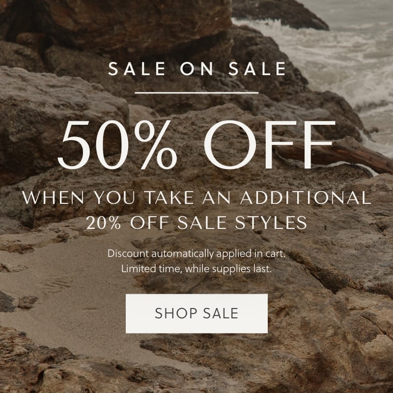 Sale on Sale - 50% Off - Select styles, prices as marked. Limited time, while supplies last. Shop Sale